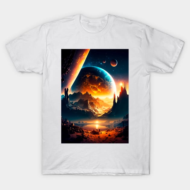 Chaos Explored: Universe's Magic T-Shirt by James Garcia